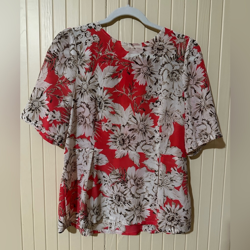 Madewell peplum top
